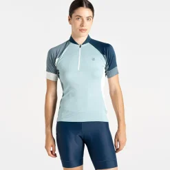 Dare 2b - Women's Flutter Jersey | Element Grey & Aquifer