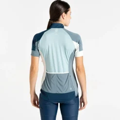 Dare 2b - Women's Flutter Jersey | Element Grey & Aquifer