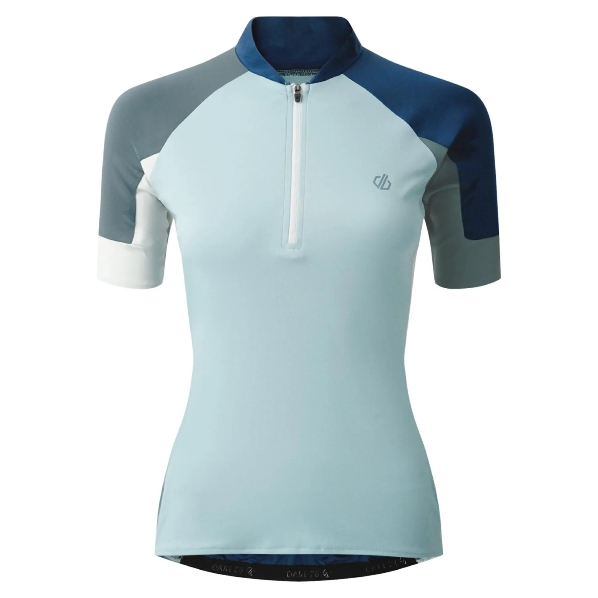 Dare 2b - Women's Flutter Jersey | Element Grey & Aquifer