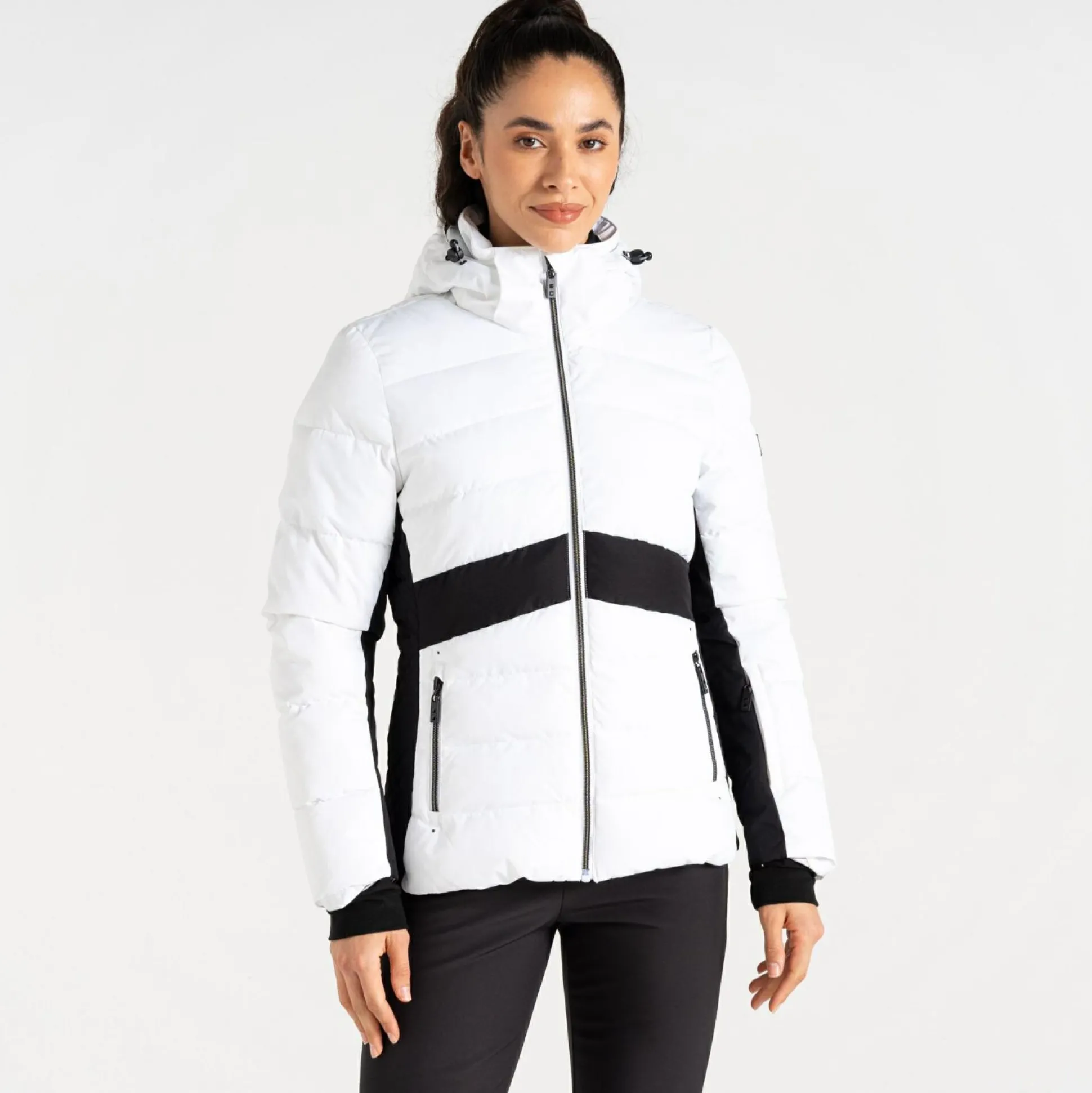 Dare 2b - Women's Glacial Ski Jacket | White Black