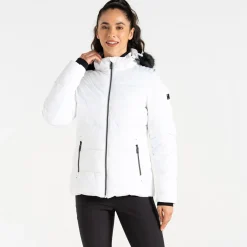 Dare 2b - Women's Glamourize V Baffled Ski Jacket | White