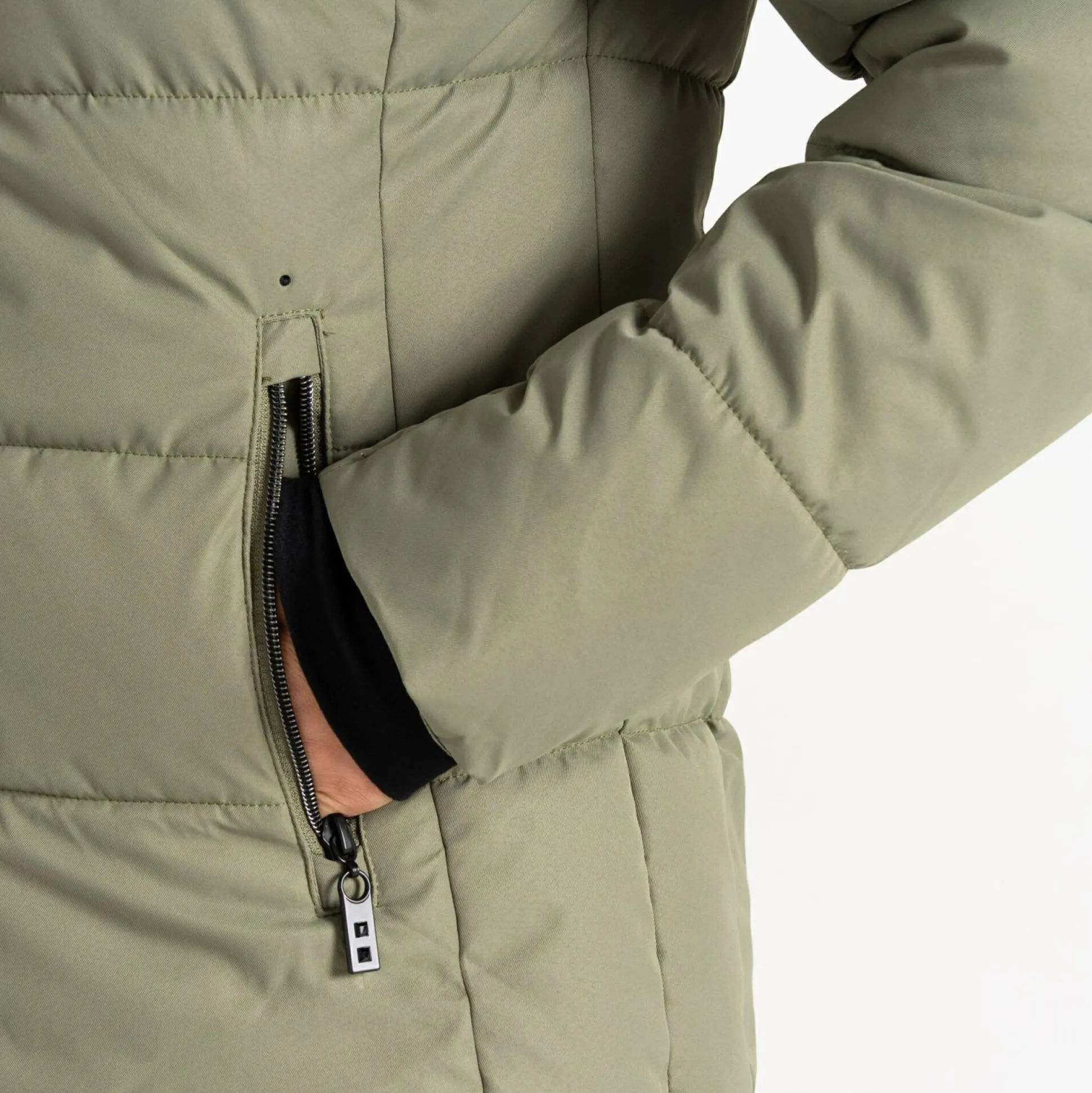 Dare 2b - Women's Glamourize V Baffled Ski Jacket | Olivine Green