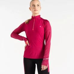 Dare 2b - Women's Gravitate Jersey | Berry Marl Neon Pink