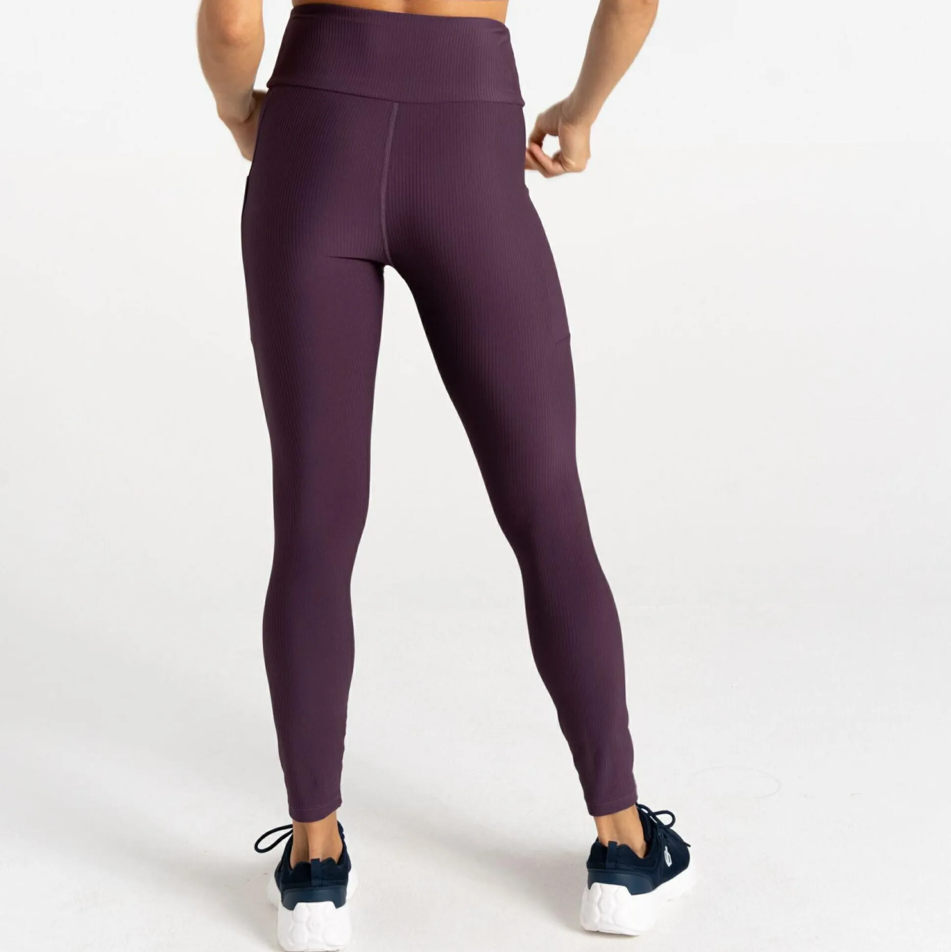 Dare 2b - Women's Hustle Ribbed Leggings | Deep Plum