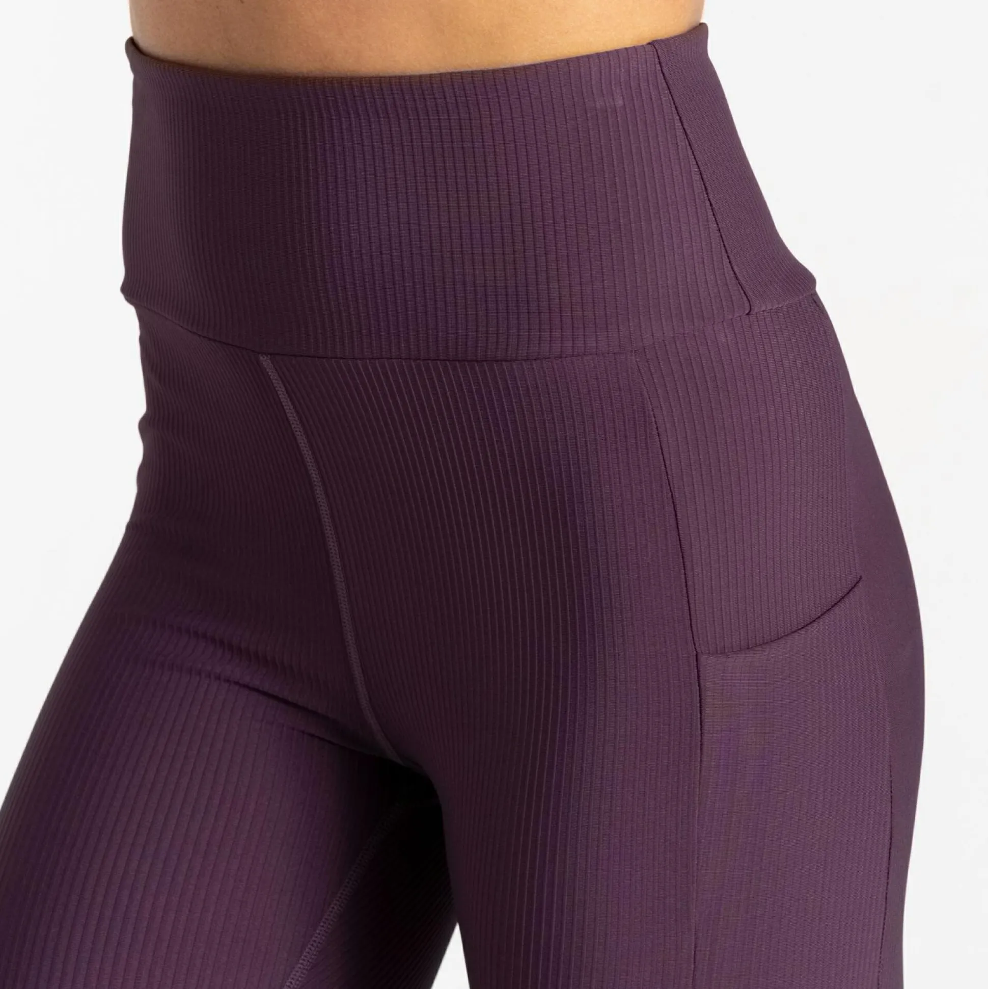 Dare 2b - Women's Hustle Ribbed Leggings | Deep Plum