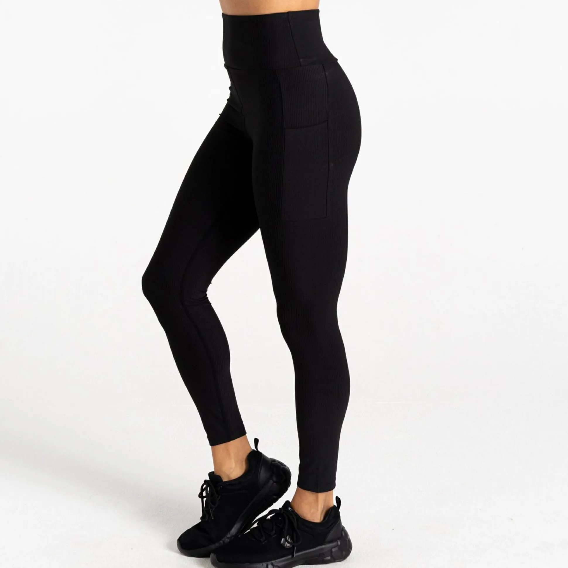 Dare 2b - Women's Hustle Ribbed Leggings | Black
