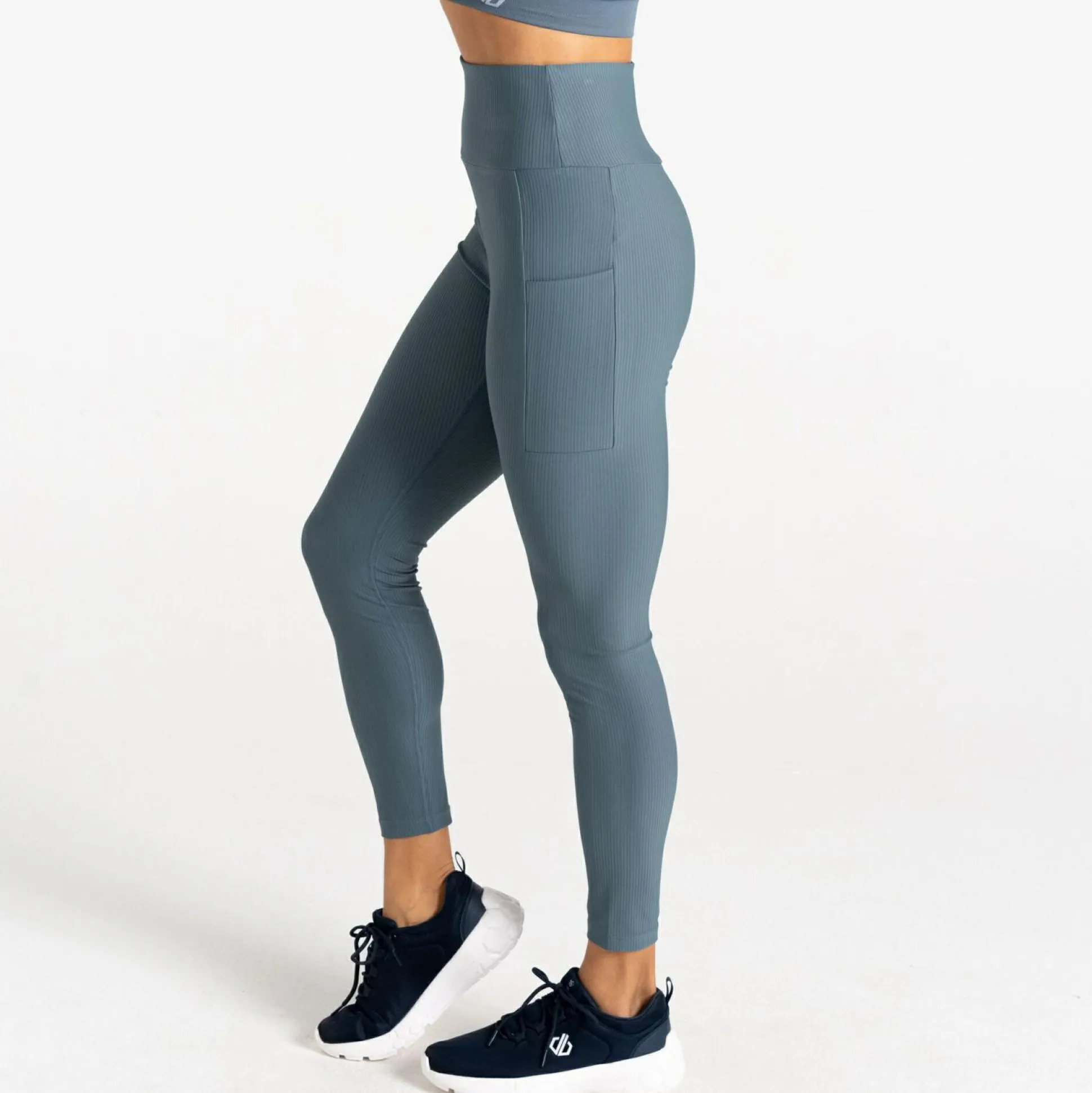 Dare 2b - Women's Hustle Ribbed Leggings | Element Grey