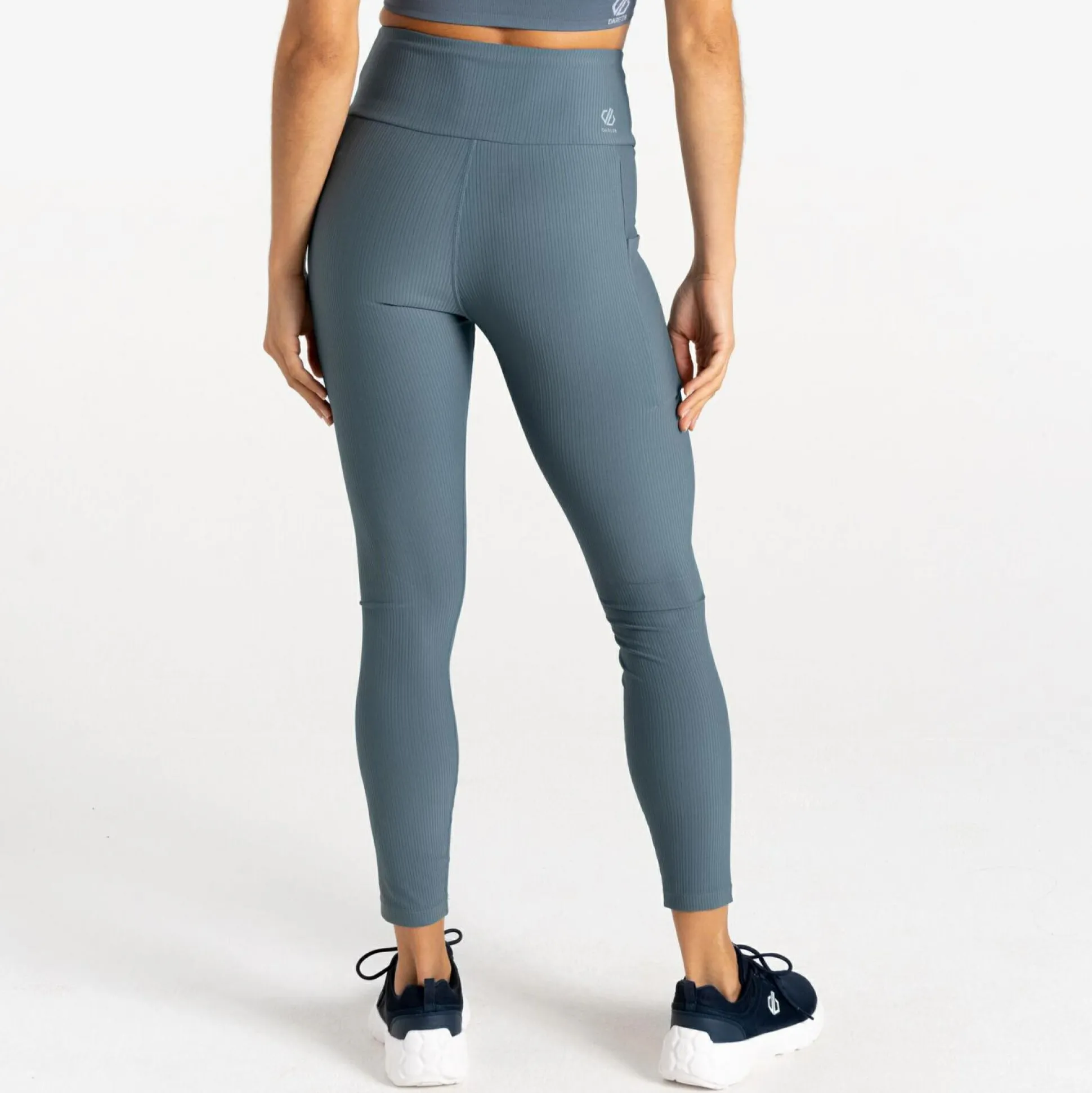 Dare 2b - Women's Hustle Ribbed Leggings | Element Grey