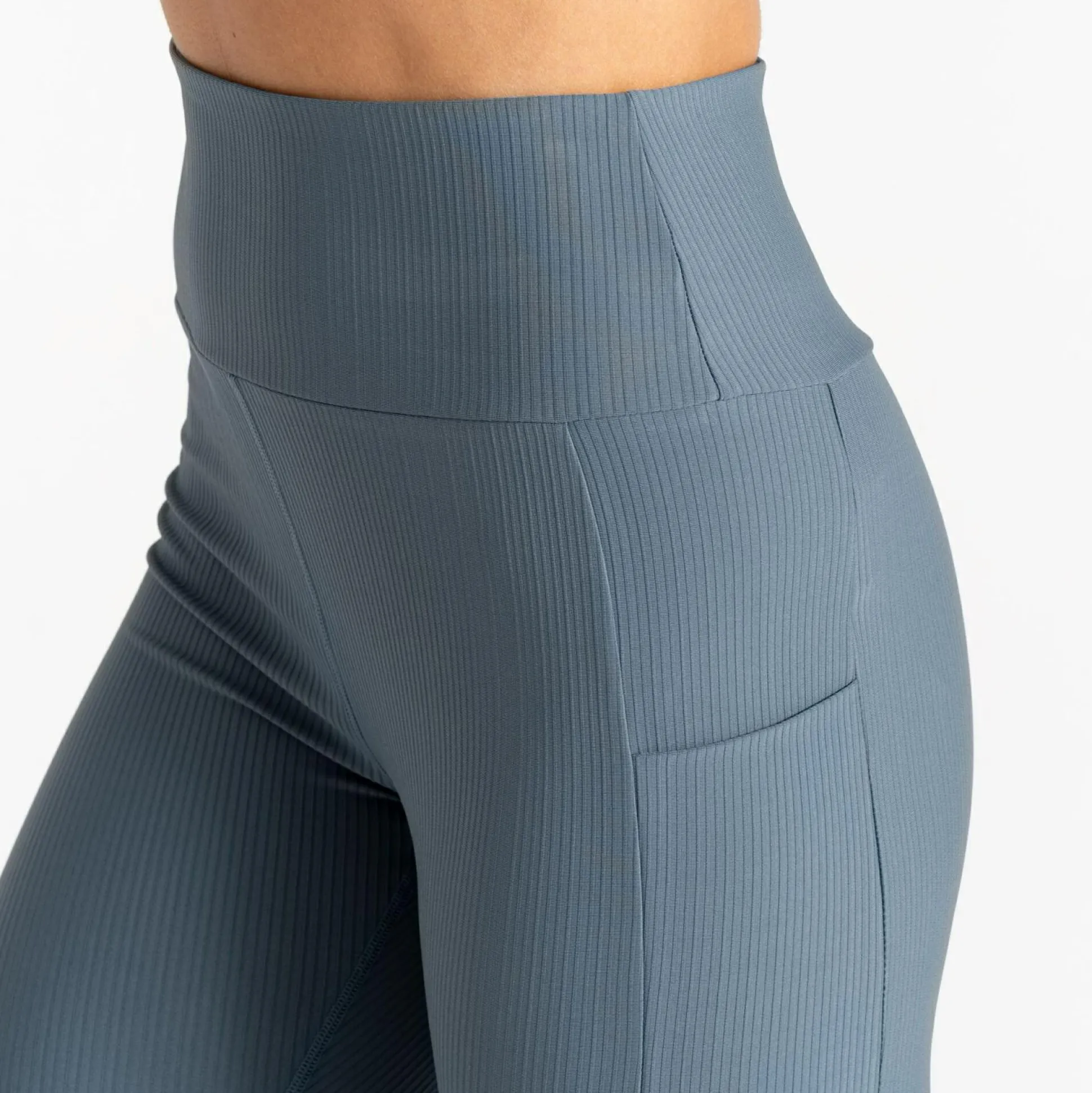 Dare 2b - Women's Hustle Ribbed Leggings | Element Grey