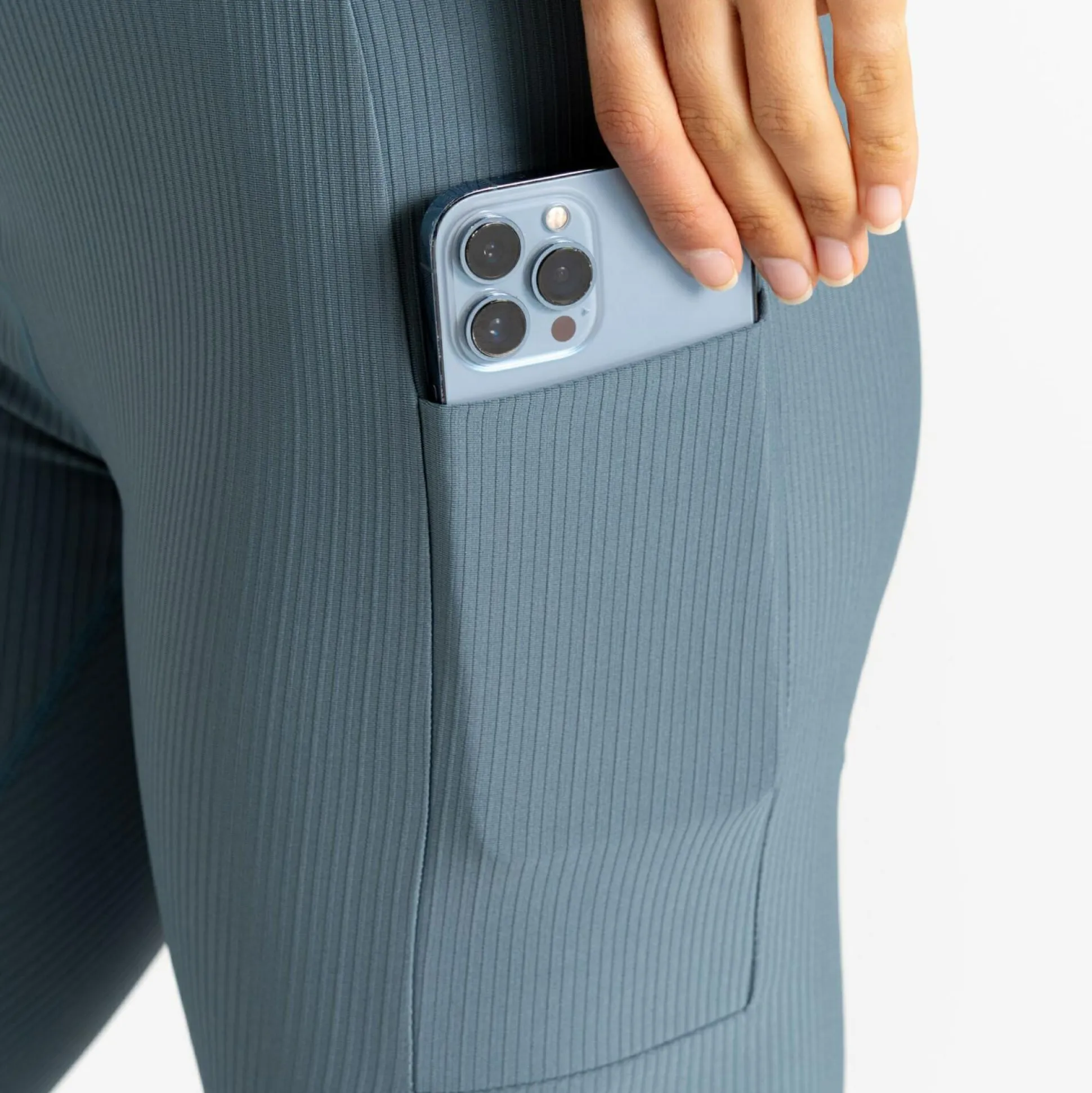 Dare 2b - Women's Hustle Ribbed Leggings | Element Grey