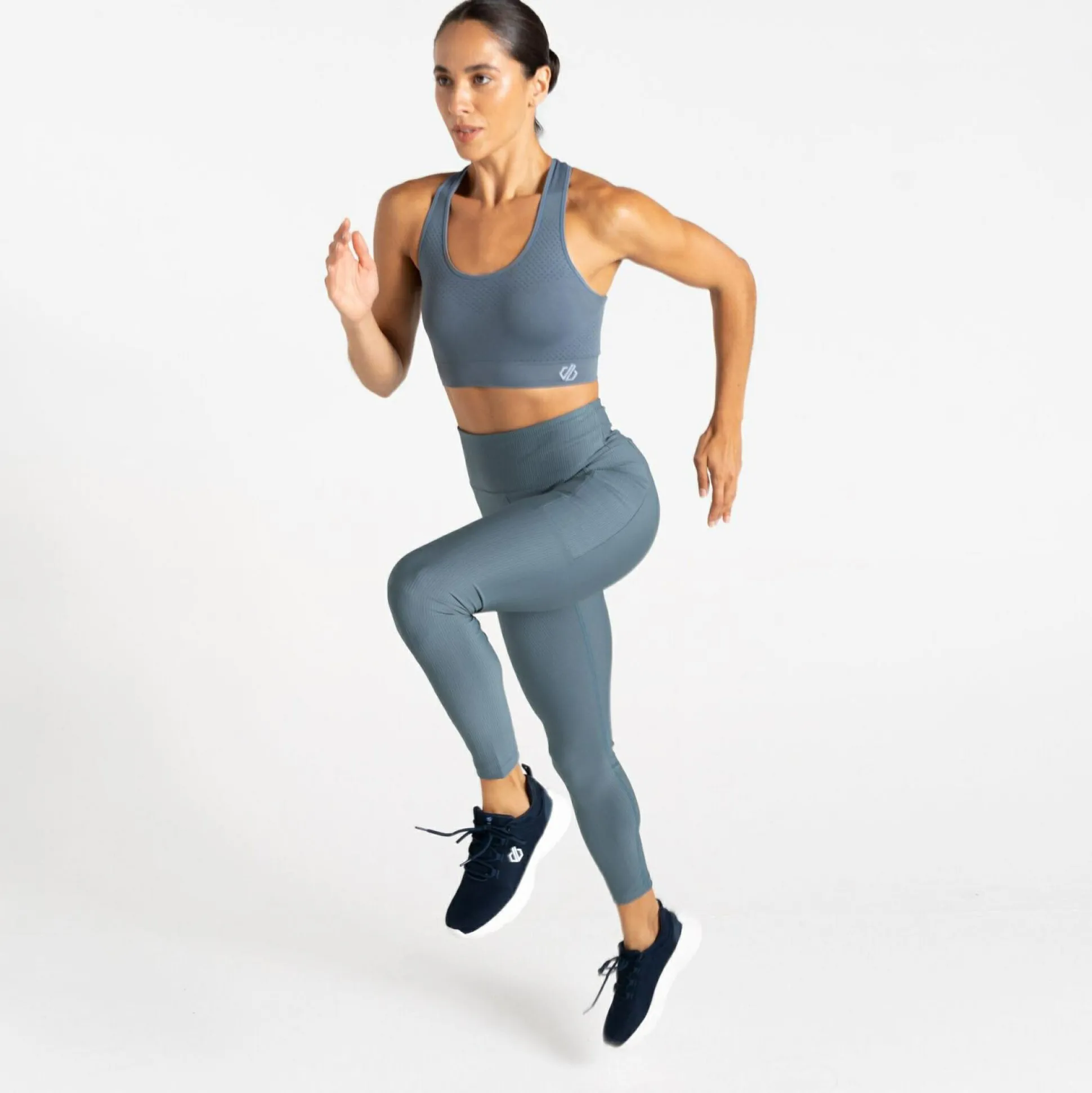 Dare 2b - Women's Hustle Ribbed Leggings | Element Grey