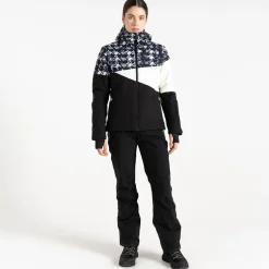 Dare 2b - Women's Ice III Ski Jacket | Black Dogtooth Print