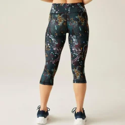 Dare 2b - Women's Influential II 3/4 Leggings | Black Energetic Print