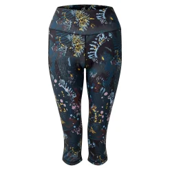 Dare 2b - Women's Influential II 3/4 Leggings | Black Energetic Print