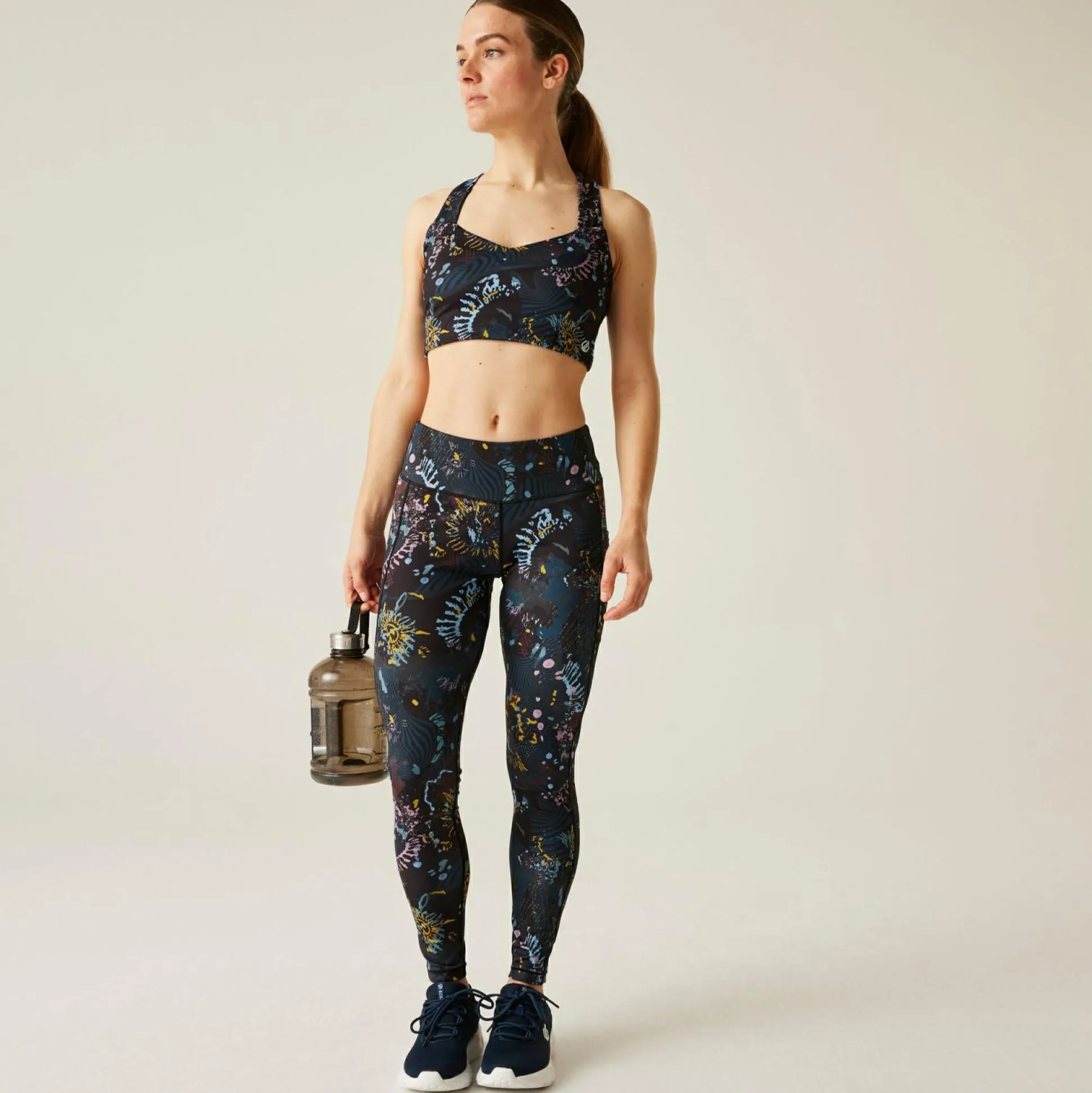 Dare 2b - Women's Influential II Leggings | Black Energetic Print