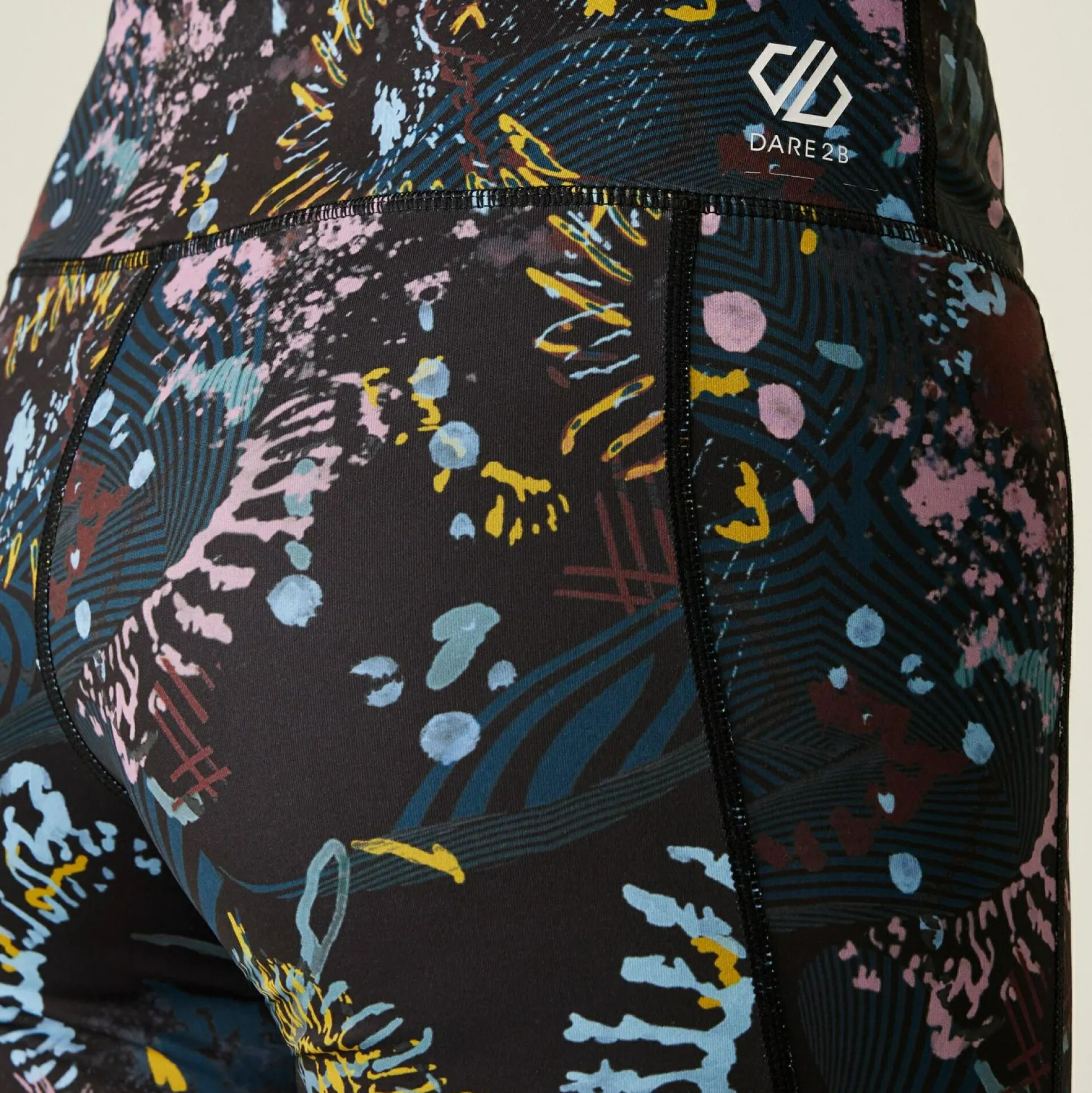Dare 2b - Women's Influential II Leggings | Black Energetic Print