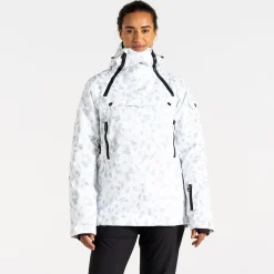 Dare 2b - Women's Slide Out Overhead Ski Jacket | White Dash Print