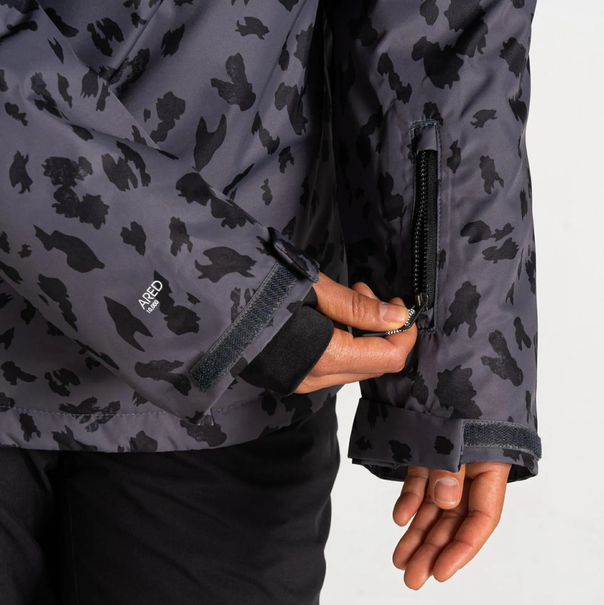 Dare 2b - Women's Snowburst Overhead Ski Jacket | Black Grey