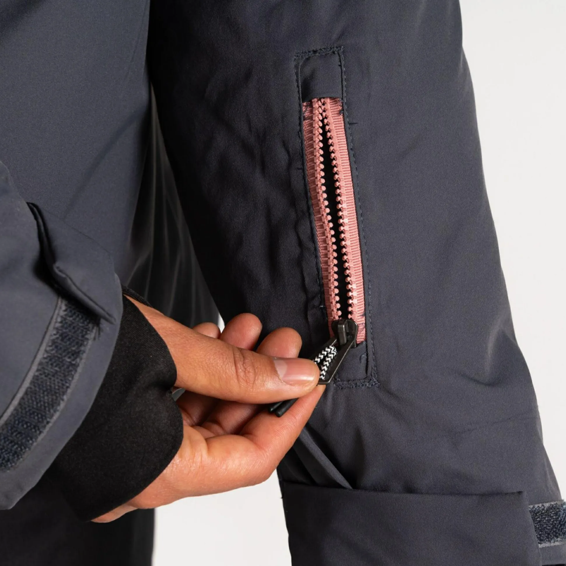 Dare 2b - Women's Snowburst Overhead Ski Jacket | Dusty Rose Grey
