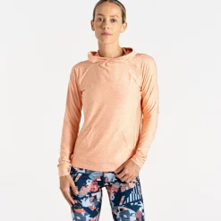 Dare 2b - Women's Sprint City Lightweight Hoodie | Pale Peach Marl