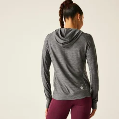 Dare 2b - Women's Sprint City Lightweight Hoodie | Ebony Grey Marl