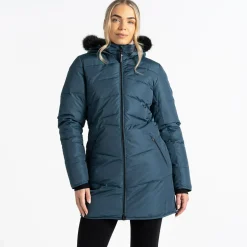 Dare 2b - Women's Striking III Mid Length Padded Jacket | Orion Grey