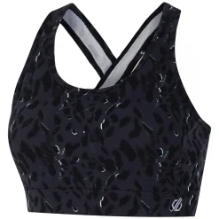 Dare 2b - Women's Swift II Sports Bra | Black Dash Animal Print