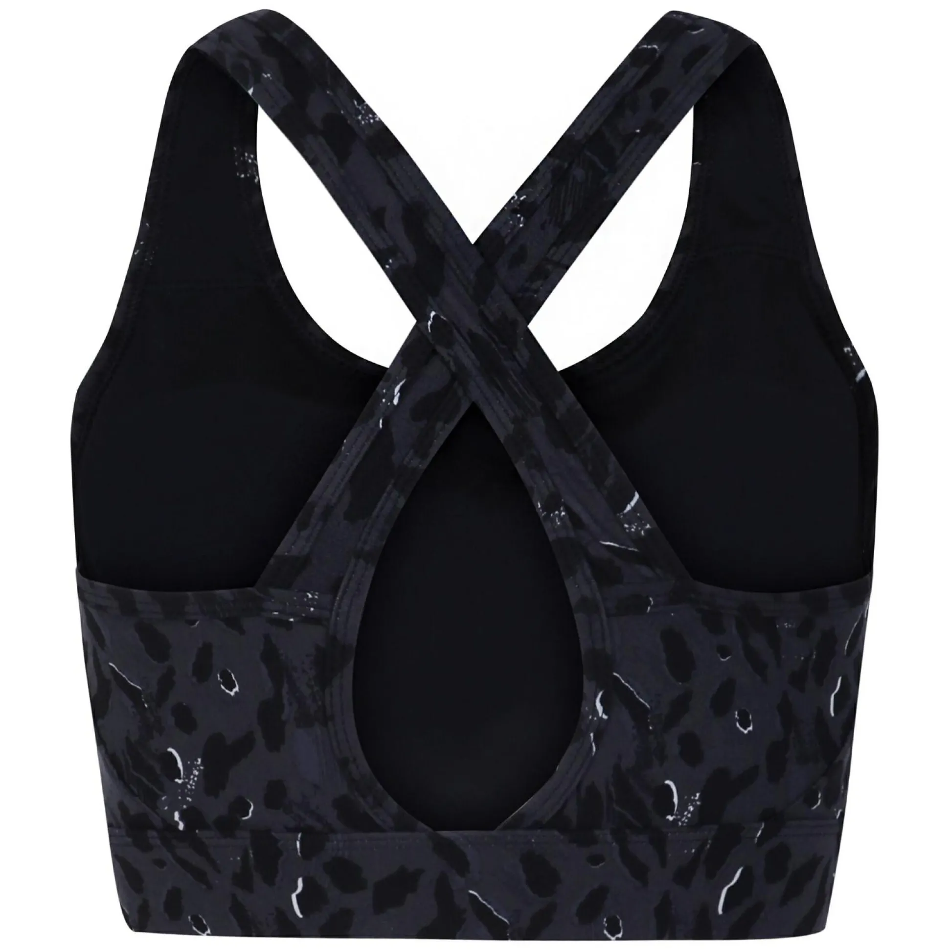 Dare 2b - Women's Swift II Sports Bra | Black Dash Animal Print