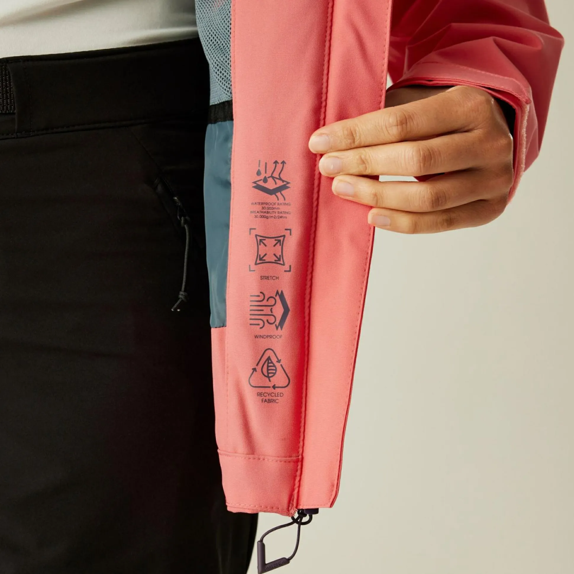 Dare 2b - Women's Torrek II Waterproof Jacket | Peach Bloom