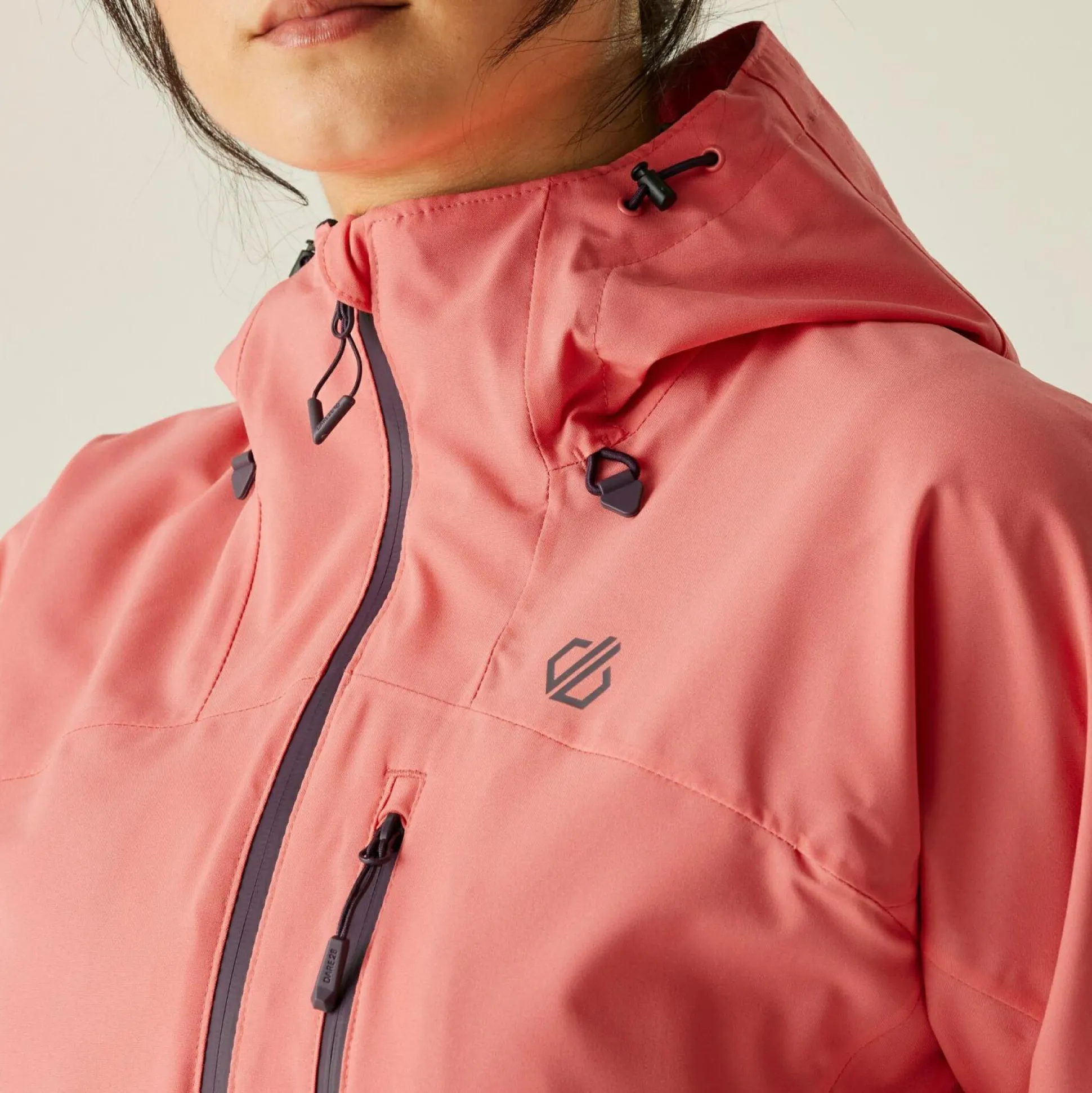 Dare 2b - Women's Torrek II Waterproof Jacket | Peach Bloom