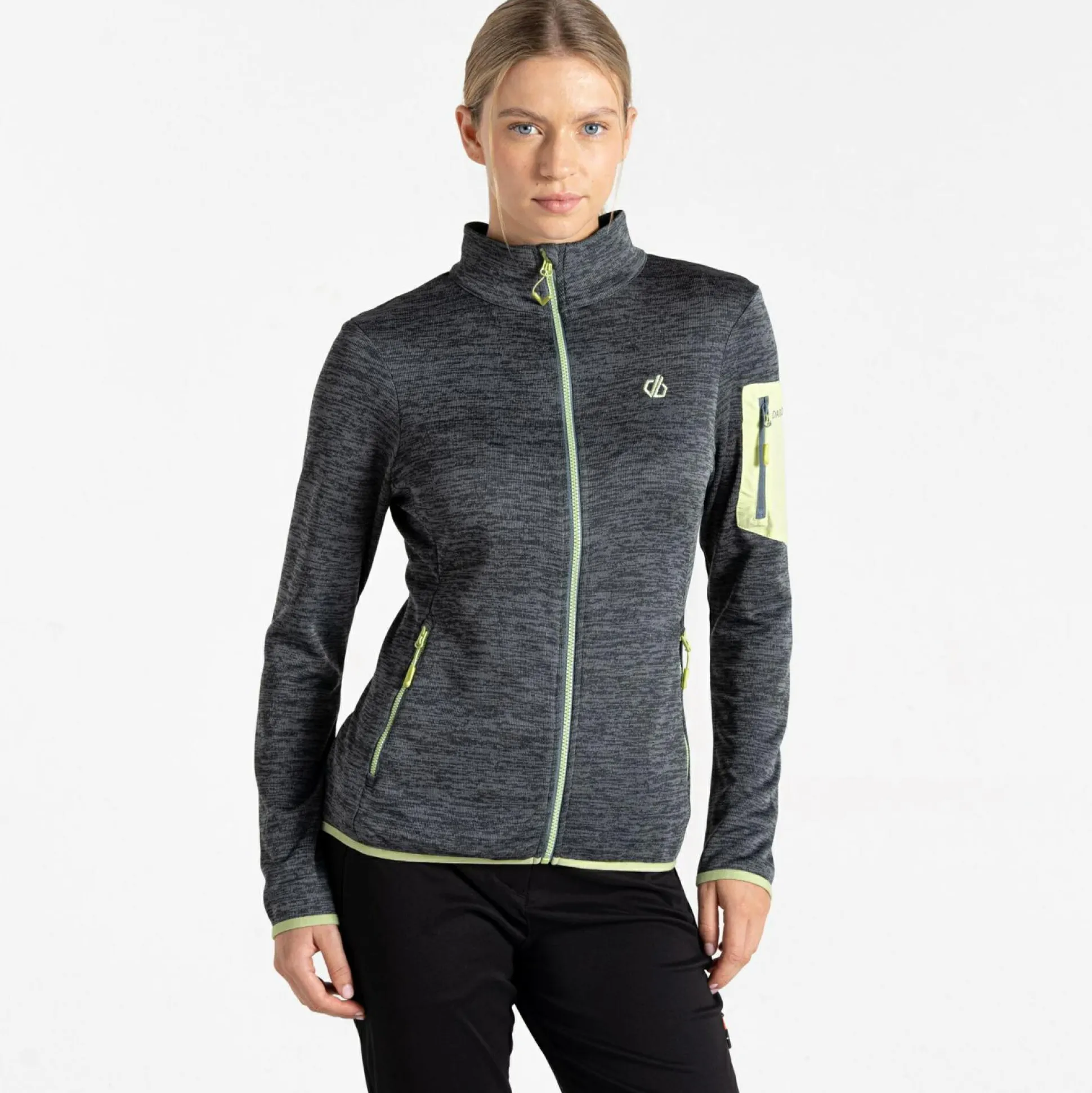 Dare 2b - Women's Torrek Mountain Zip Through Fleece | Grey & Green