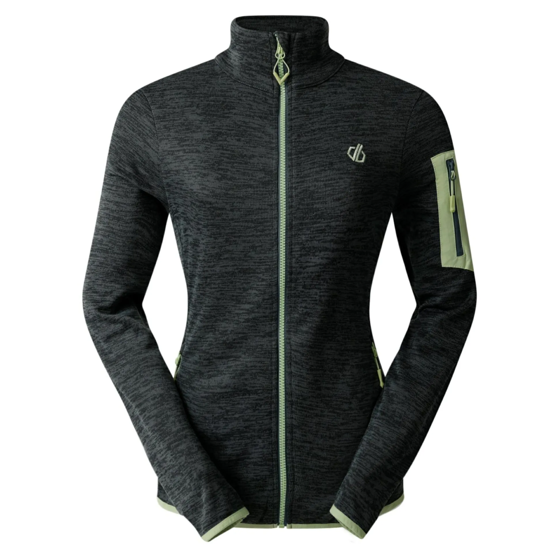 Dare 2b - Women's Torrek Mountain Zip Through Fleece | Grey & Green