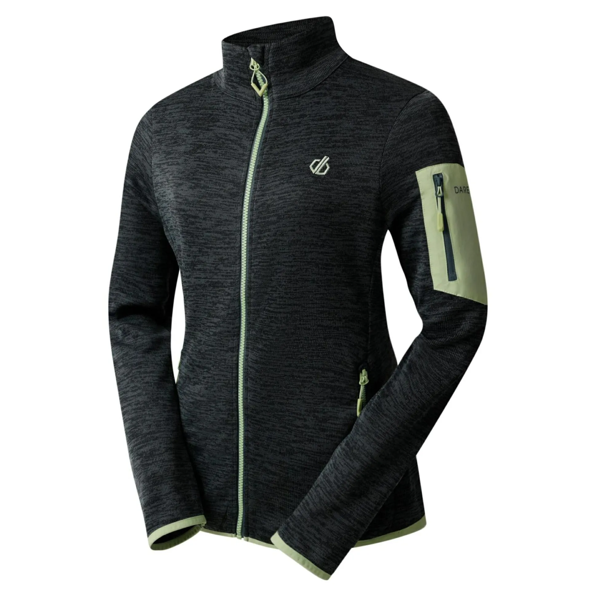 Dare 2b - Women's Torrek Mountain Zip Through Fleece | Grey & Green