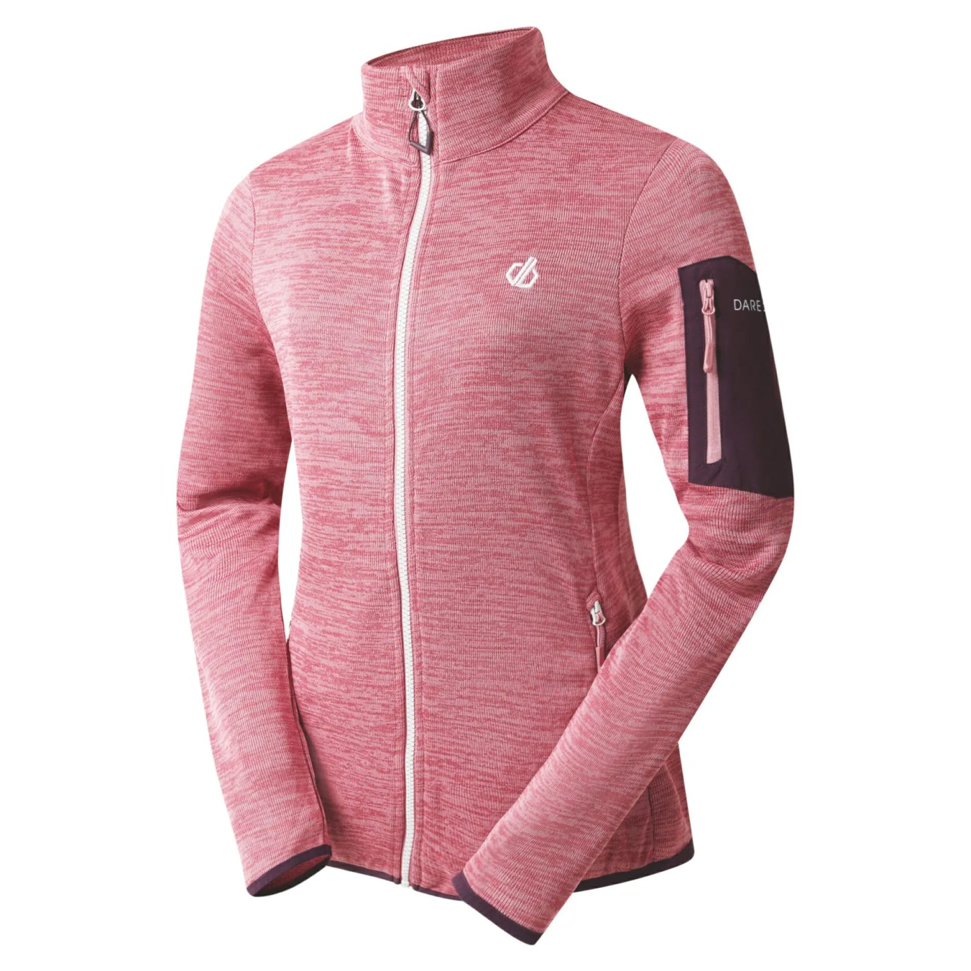 Dare 2b - Women's Torrek Mountain Zip Through Fleece | Lilas & Deep Plum