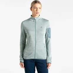 Dare 2b - Women's Torrek Mountain Zip Through Fleece | Aquifer & Peach Bloom