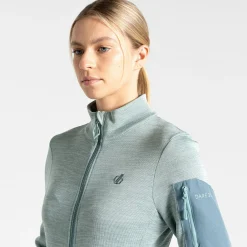 Dare 2b - Women's Torrek Mountain Zip Through Fleece | Aquifer & Peach Bloom