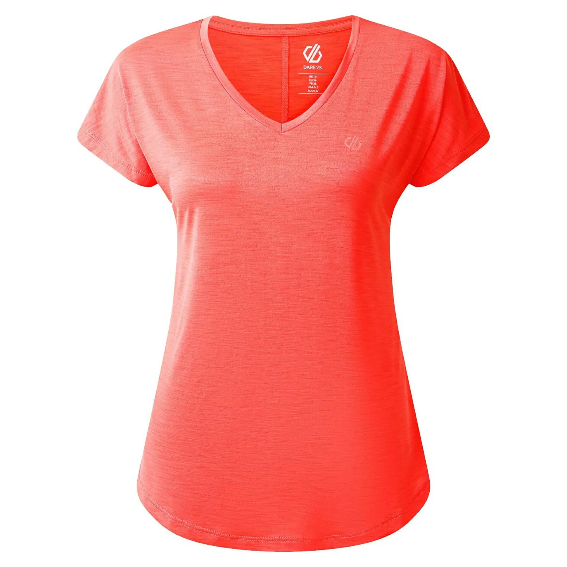 Dare 2b - Women's Vigilant Lightweight T-Shirt | Peach Bloom