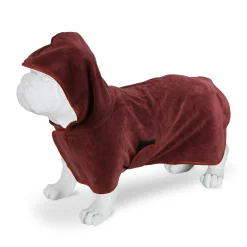 Dog Drying Coat | Claret