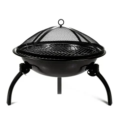 Firepit with Guard | Black
