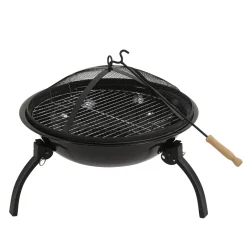 Firepit with Guard | Black