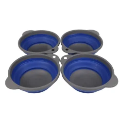 Folding Bowls Set of 4 | Blue