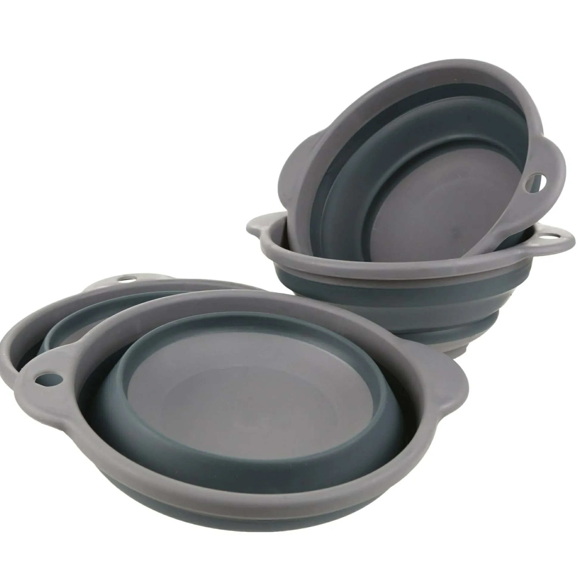 Folding Bowls Set of 4 | Ebony Grey