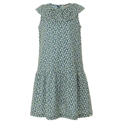 Girls Orla Kiely Sleeveless Dress | Jasmine Flower Blue