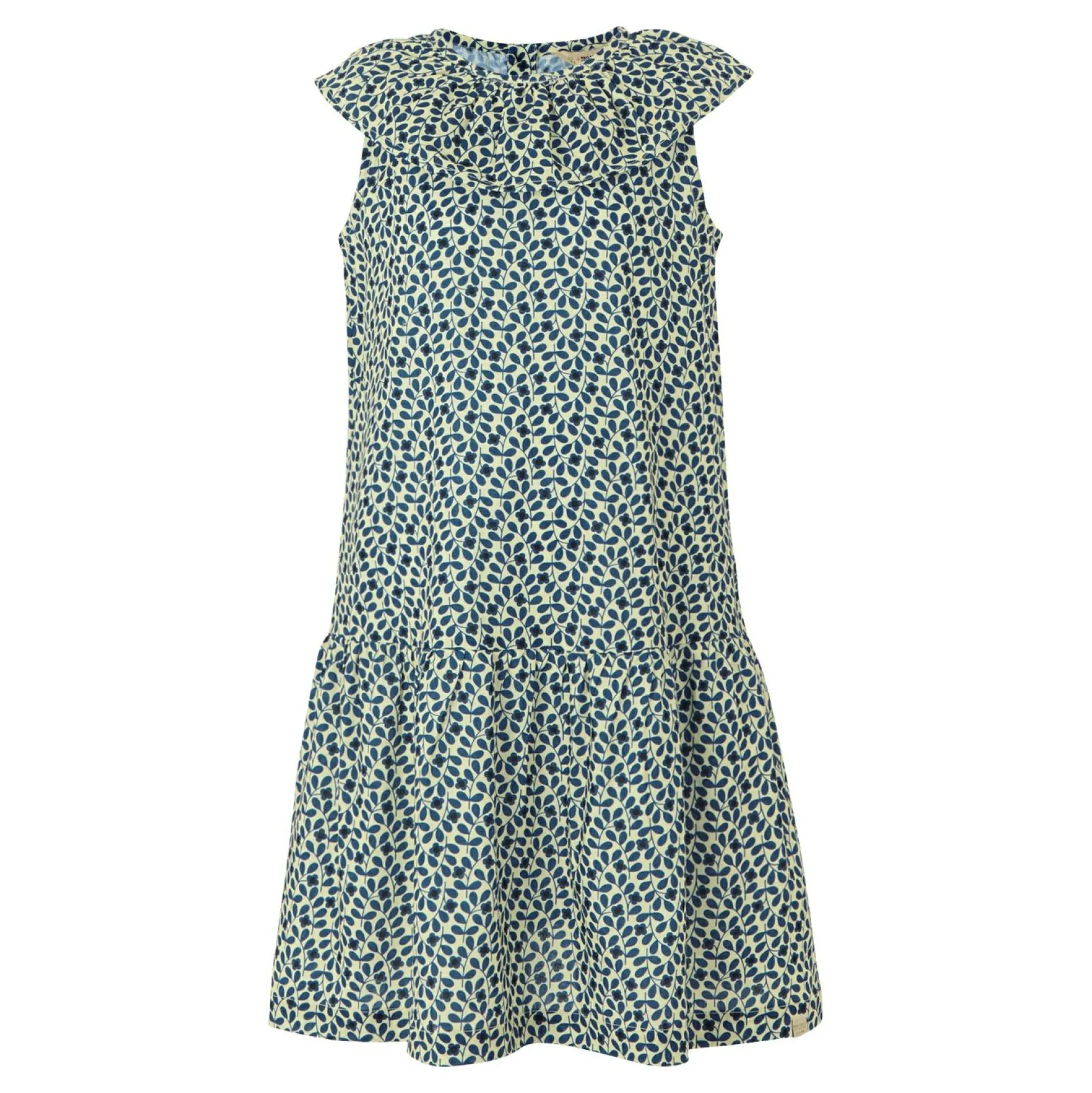 Girls Orla Kiely Sleeveless Dress | Jasmine Flower Blue