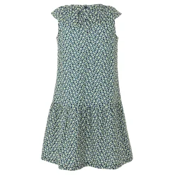 Girls Orla Kiely Sleeveless Dress | Jasmine Flower Blue