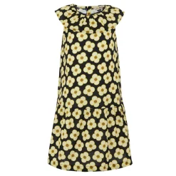 Girls Orla Kiely Sleeveless Dress | Spinning Flower Black