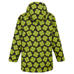Girls Orla Kiely Swing Waterproof Jacket | Spinning Flower Navy