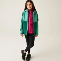 Girls Trekktain 3-in-1 Jacket | Rain Forest Dusty Green