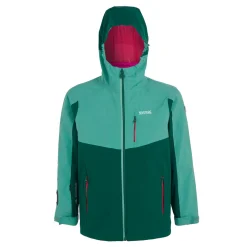 Girls Trekktain 3-in-1 Jacket | Rain Forest Dusty Green