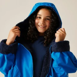Junior Waterproof Changing Robe | Navy Blue